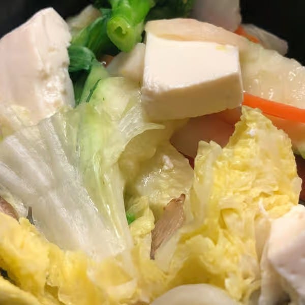 Vegetable with Tofu Soup.