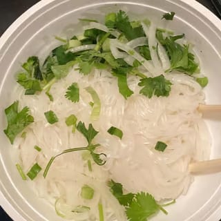 Plain Rice Noodle Soup