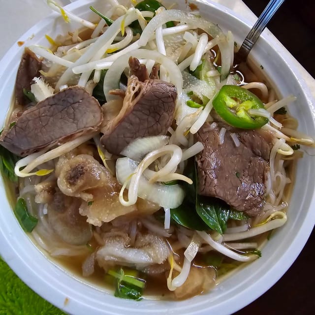 Well Done, Tripe, Tendon Noodle Soup.