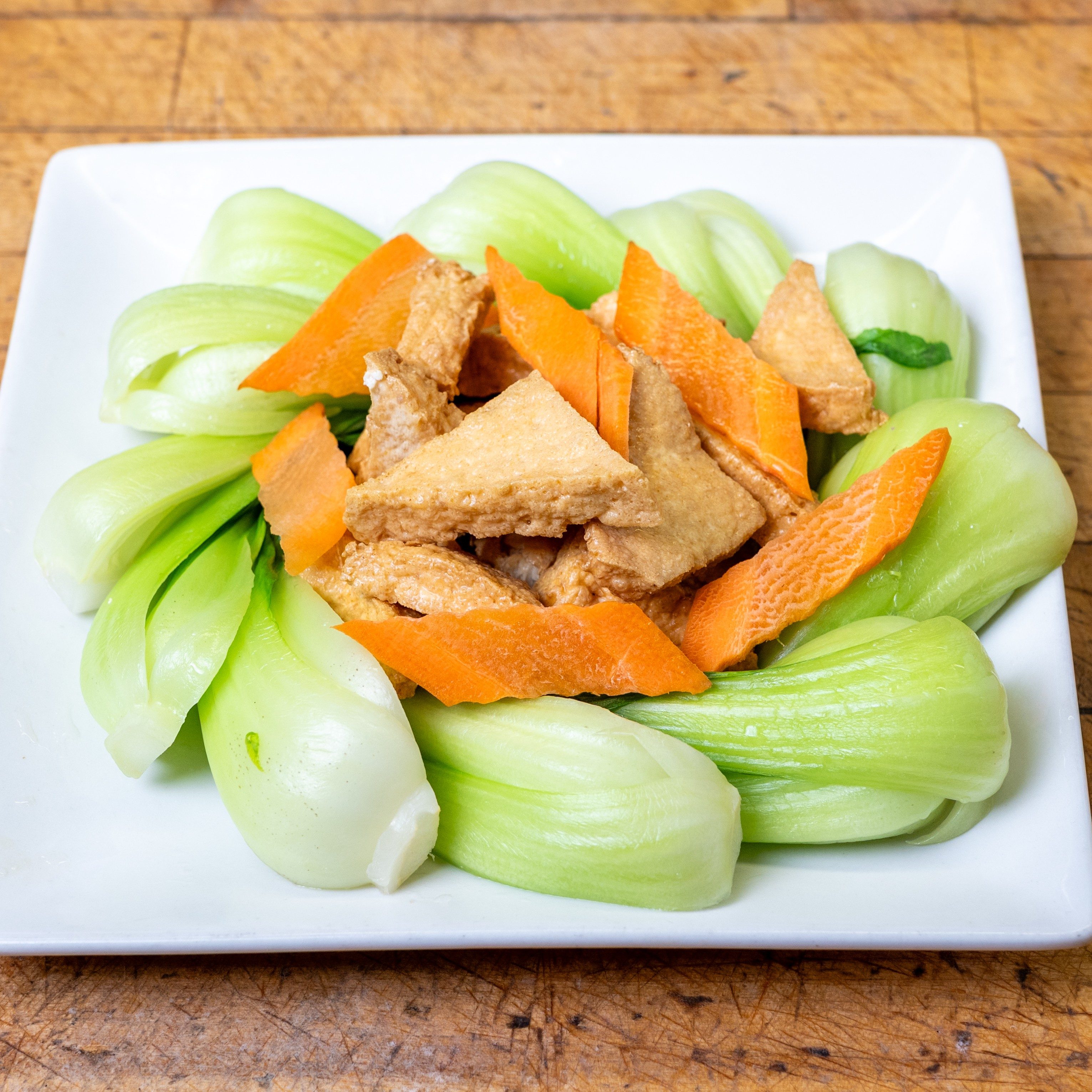 Baby Bok Choy with Tofu.