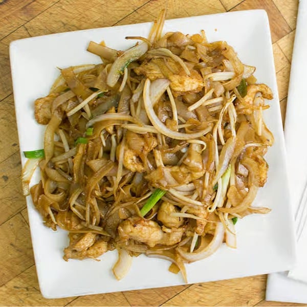 Vegetables, BBQ Pork, Beef or Chicken Chowmein.